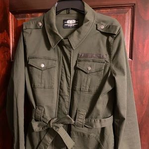 Rewash army green Spring jacket. New without tags. Large.